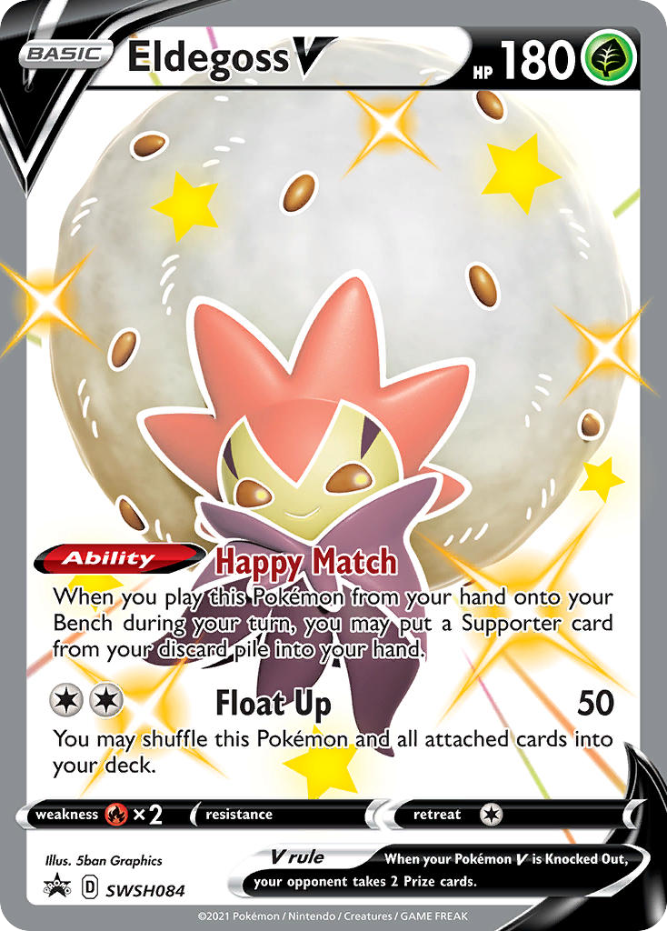 Sword & Shield Promo's Eldegoss V #84